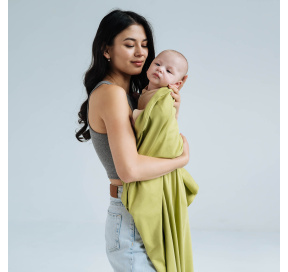 Легкий плед / Трикотажна пелюшка 110 x 90 см